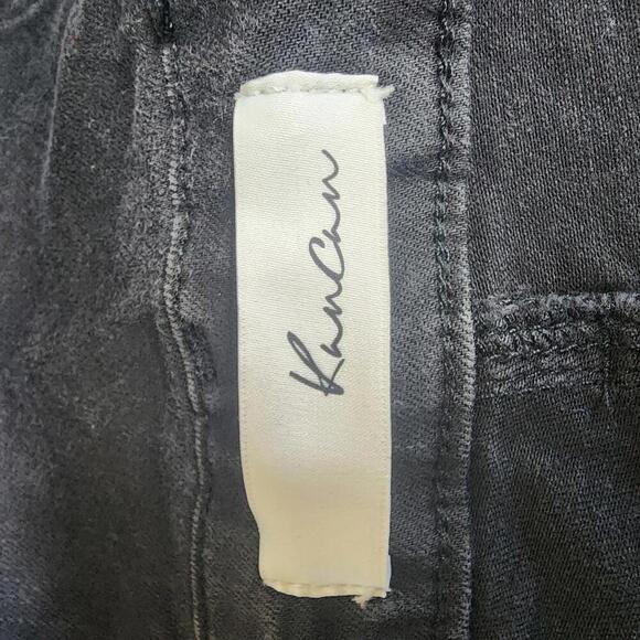 Kancan Black Denim Short Overalls for Women (S) - Picture 5 of 6